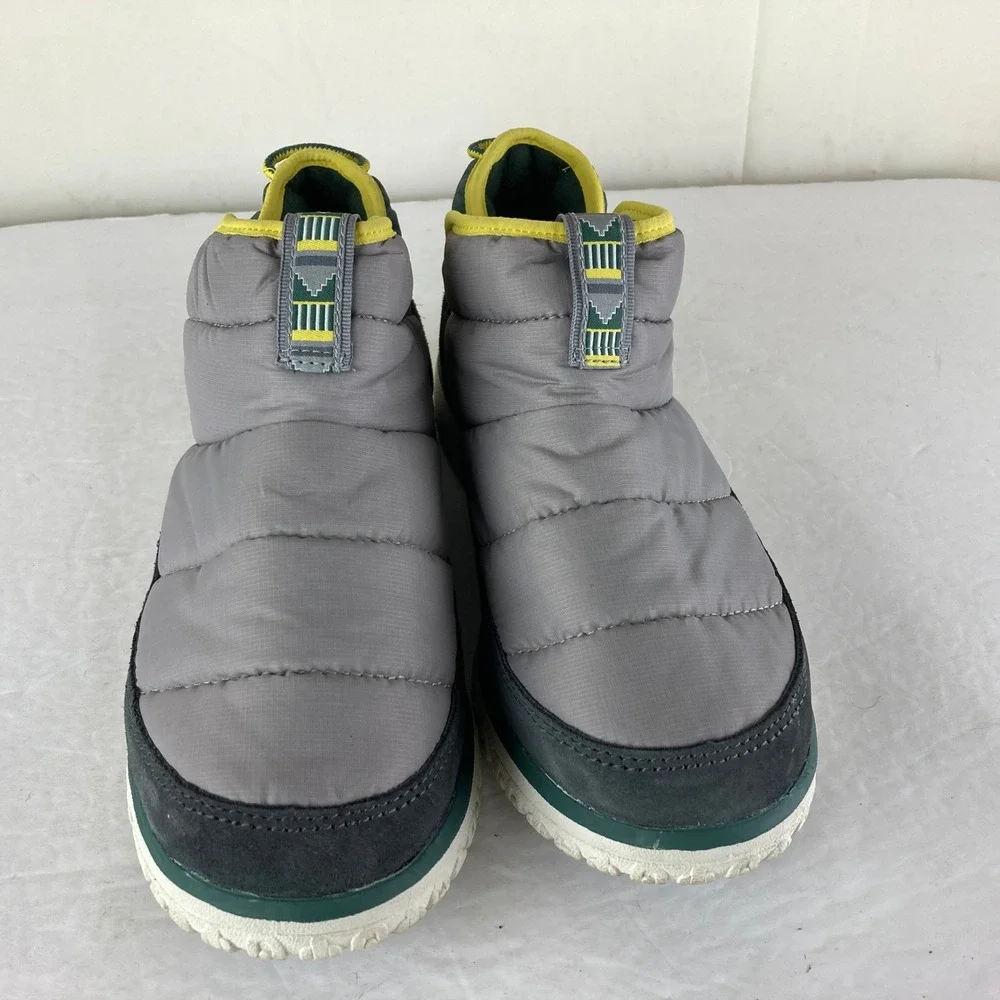 LL Bean Mountain Classic Puffer Boots Womens 6 Gray Green Gorpcore Rain Snow